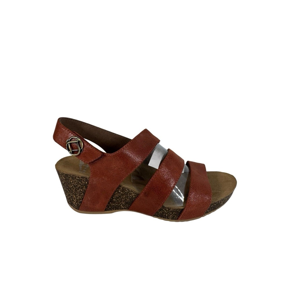 Dansko Stayce Straps Wedges Comfort Woman Size 38  No Box